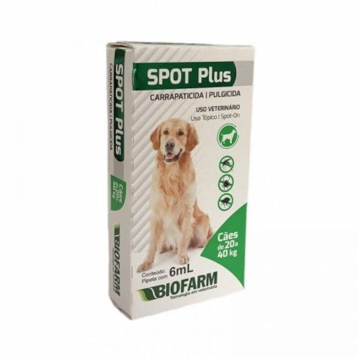 SPOT PLUS 6ML 20 A 40KG