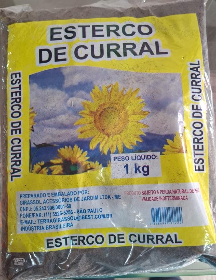 ESTERCO DE CURRAL GIRASSOL