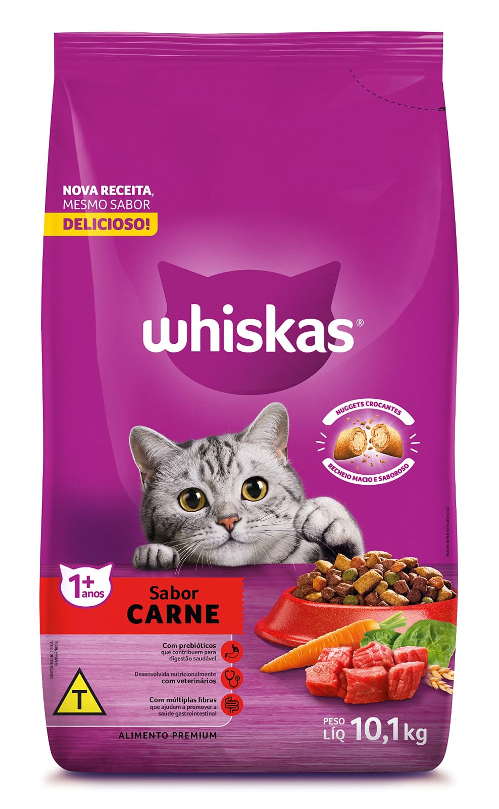 WHISKAS AD CARNE 10,1KG