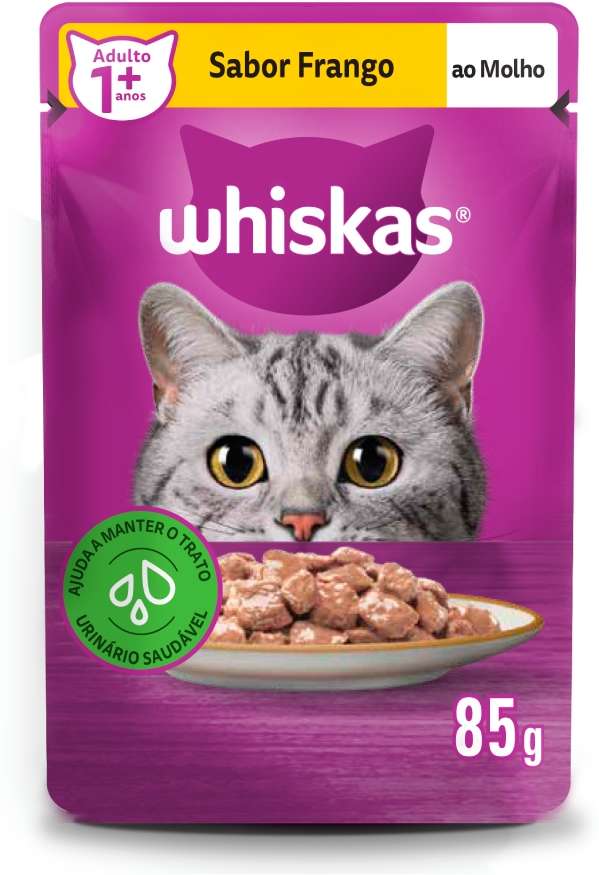 WHISKAS SACHE 85G FRANGO