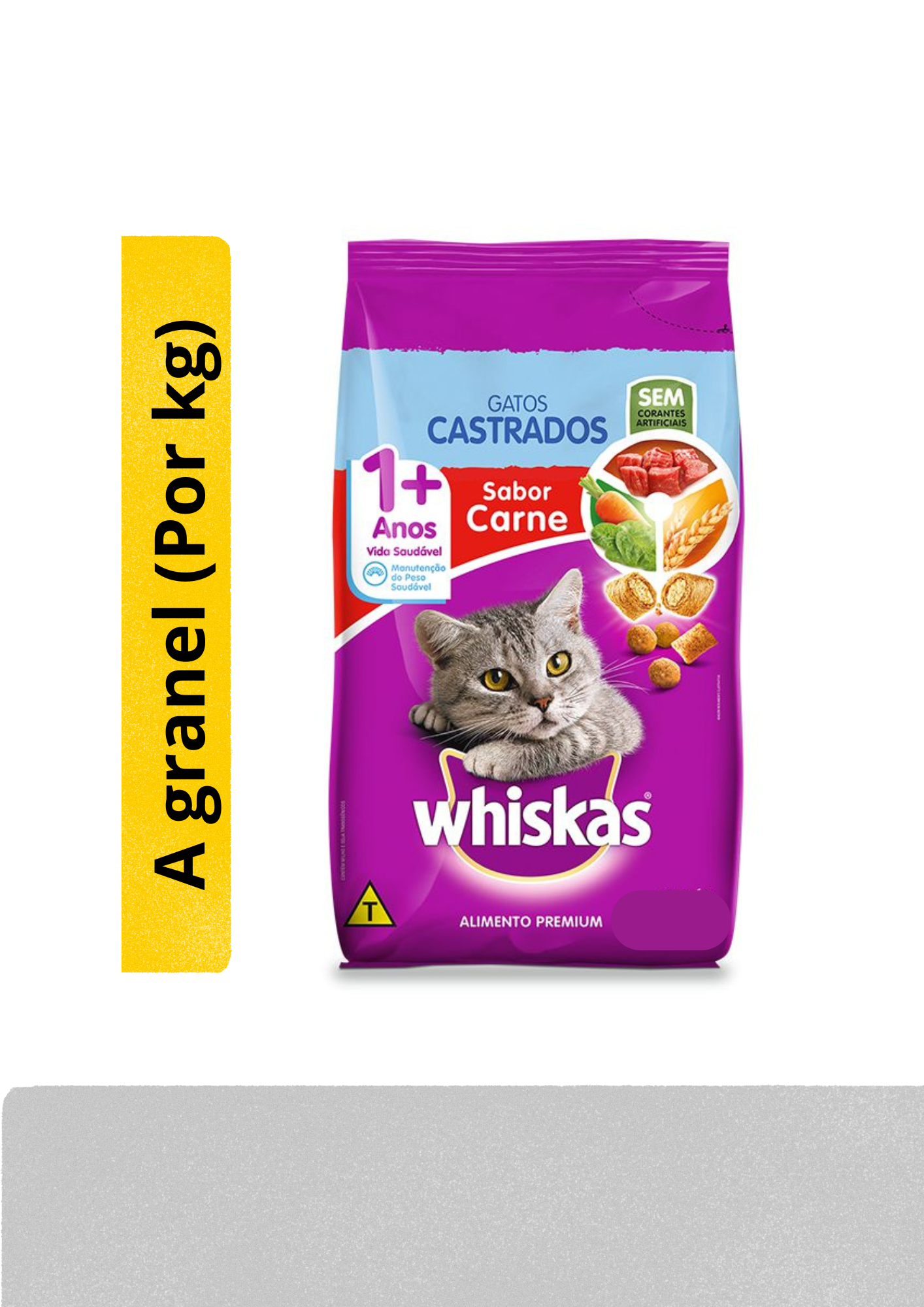 WHISKAS CASTRADO CARNE KG