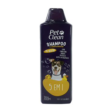 SHAMPOO /CONDICIONADOR PET CLEAN 5X1 700ML