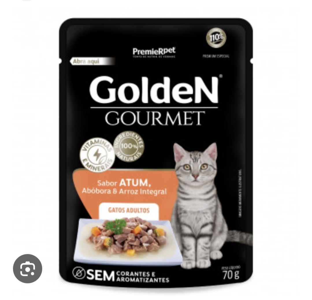 SACHE GOLDEN GOURMET GATOS ATUM