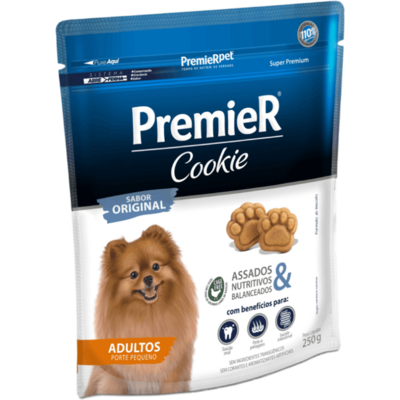 PREMIER COOKIE CAES AD RACAS PEQ 250G