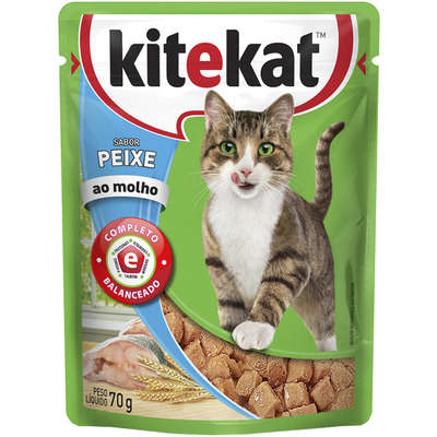 KITEKAT SACHE ADULTO PEIXE 70G