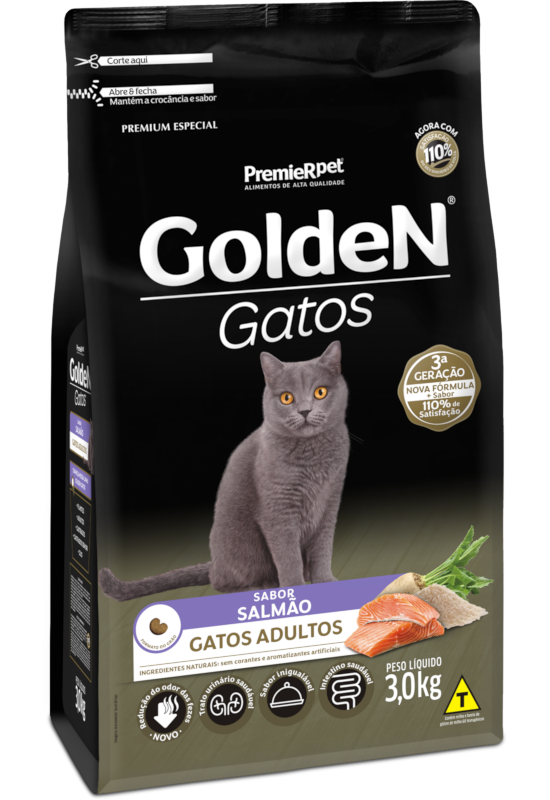 GOLDEN GATOS SALMAO AD 10KG