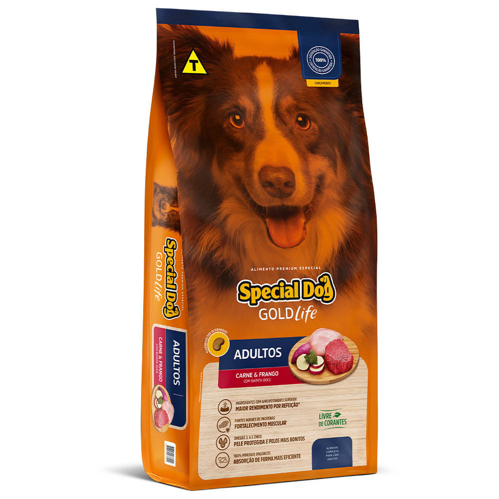 SPECIAL DOG GOLD LIFE CAR E FRAN 15KG