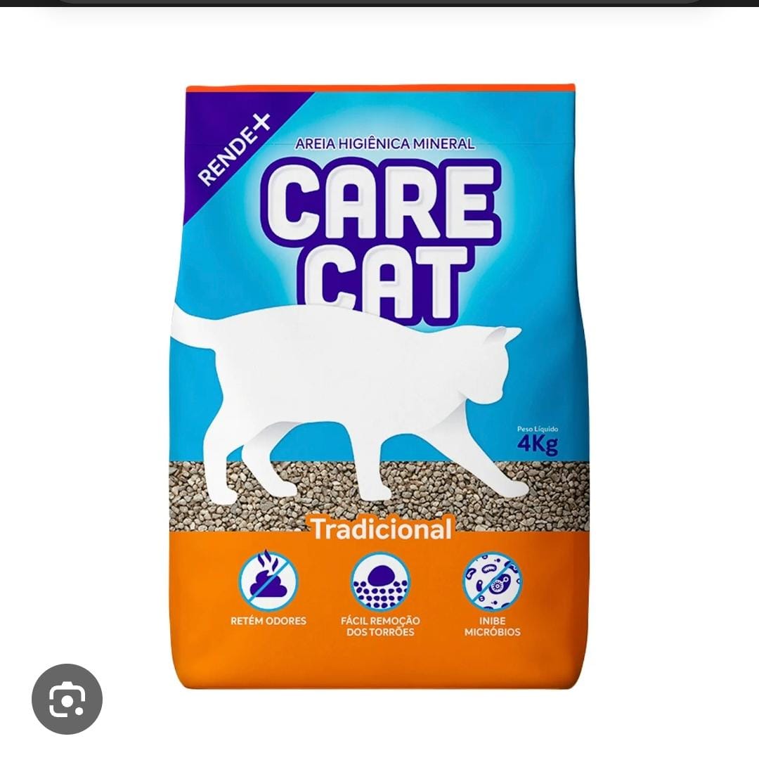 CARE CAT - AREIA SANITARIA GATOS - TRADICIONAL