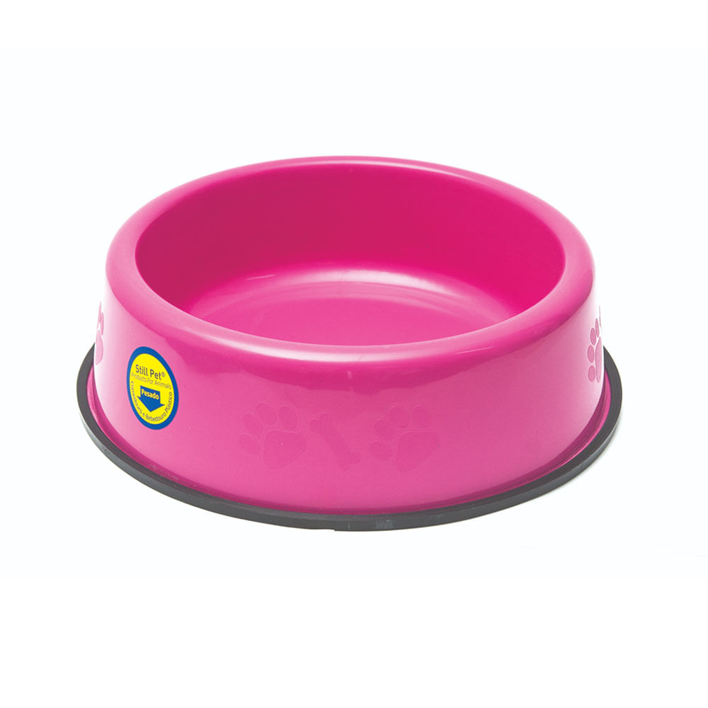 COMEDOURO PESADO ROSA 450ML